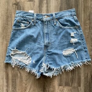 Levi's® Women's High-Rise Mom Jean Shorts Size 28 Zipper Fly